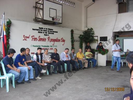 awarding at BFP station